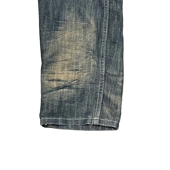 Red Ape Plus Size Straight Leg Jeans Women Mid-Rise Cotton Stone Washed Denim 14 - Picture 3 of 9